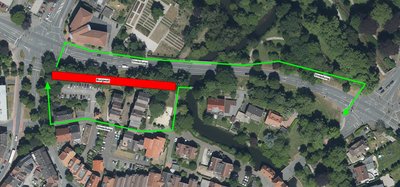 Landkarte Coesfeld Burgwall Gasdruckregelanlage