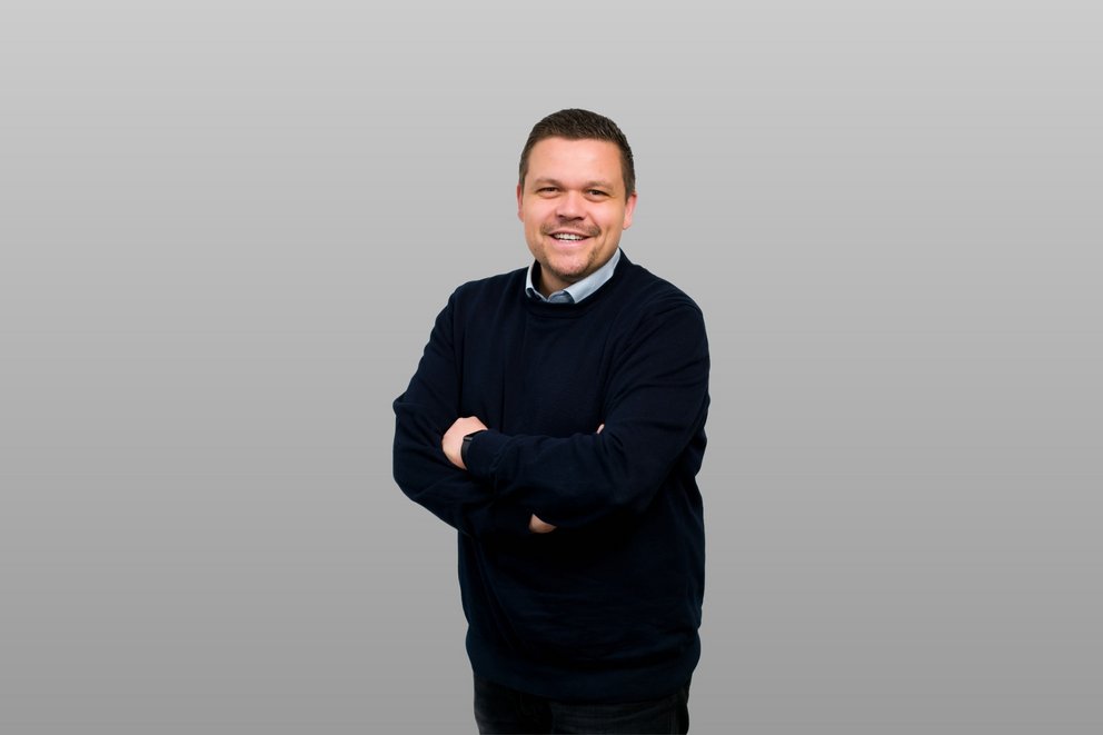 Der Mitarbeiter Stefan Harking