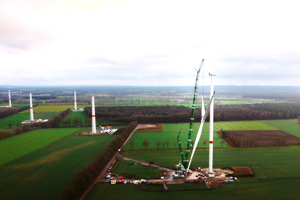 Windpark Letter Bruch Windräder