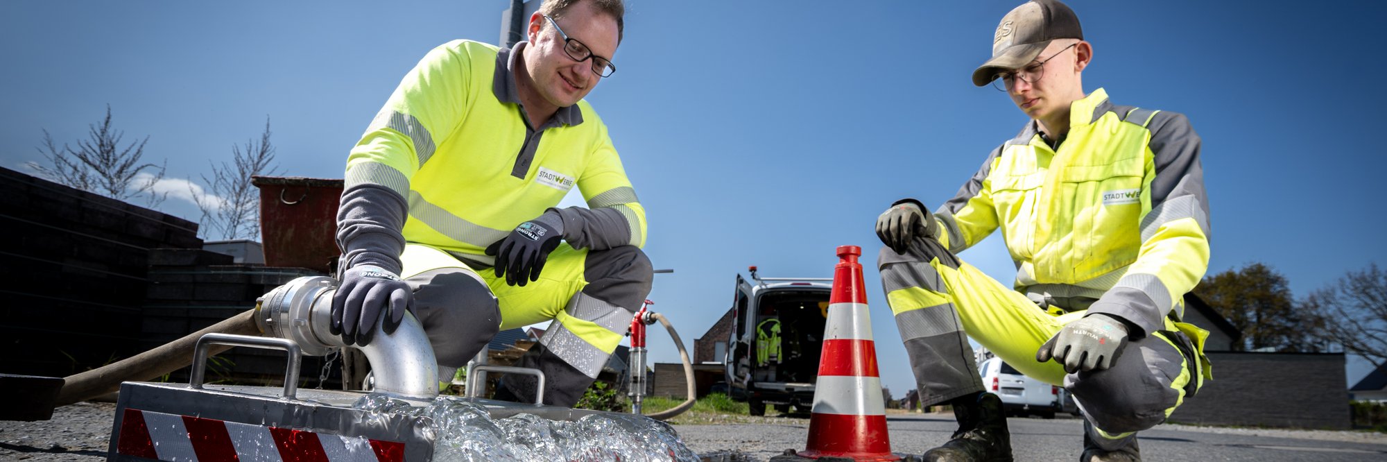 Bauarbeiten Wasseranschluss Bauarbeiten Wasseranschluss