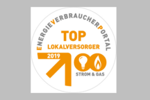 Siegel TOP-Lokalversorger 2019